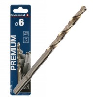 Metal drill bit 6.0mm HSS (1psc.) Specialist+