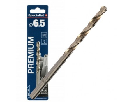 Metal drill bit 6.5mm HSS (1psc.) Specialist+