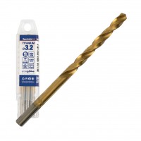 Сверло по металлу 3.2x65mm HSS-G TiN (10шт.) Specialist+