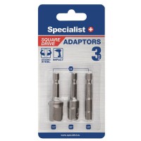 Adaptor kit 1/2`- 1/4` - 3/8` Specialist+