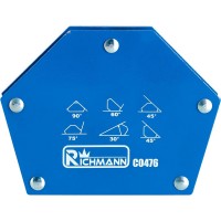 Magnetic holder 6 angles 12,5kg Richmann