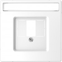 Cover plate for audio outlet lotus white D-Life