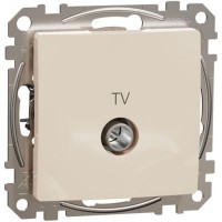 Intermediate TV socket 4dB , beige Sedna Design