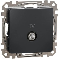 Intermediate TV socket 7dB , anthracite Sedna Design