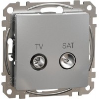 Розетка конечная TV / SAT 7dB, алюминий Sedna Design