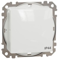 Switch IP44 10AX white Sedna Design