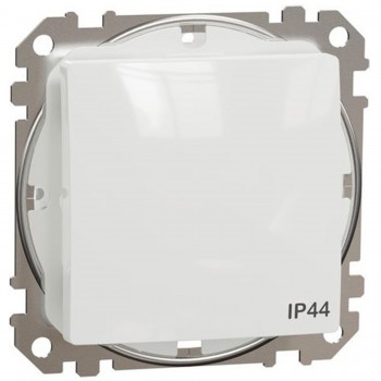 Переключатель белый IP44 10AX Sedna Design