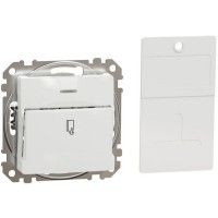 Key card Switch 10AX, white Sedna Design