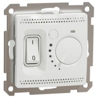 Room Thermostat 16A, White Sedna Design