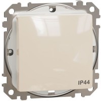 Выключатель бежевый IP44 10AX Sedna Design
