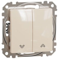 Roller Blind switch 10AX, beige Sedna Design