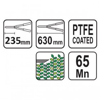 Ножницы для живой изгороди 630мм FLO