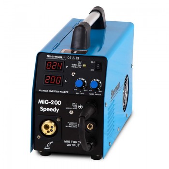 Semi-automatic welding machine MIG 200 Speedy, 200A, 230V Sherman