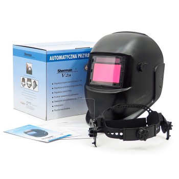 Self-darkening welding helmet V2a, DIN 9-13 Sherman