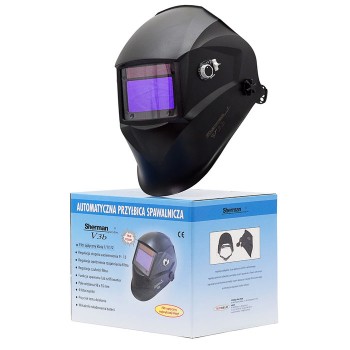 Self-darkening welding helmet V3b, DIN 9-13 Sherman