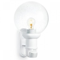 Sensor-switched outdoor light L 560 S, White, 12m, max.60W, E27, IP44, 140° Steinel