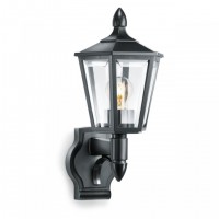 Outdoor light without sensor L 15, Black, max.60W, E27, IP44 Steinel