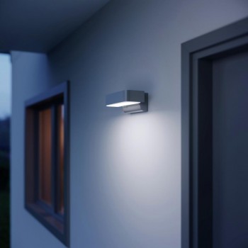 Fasādes gaismeklis LED ar sensoru L 800 SC, Antracīts, 5m, 7.5W, 3000K, 466lm, IP44, 160° Bluetooth Steinel