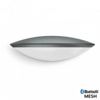 Sensor-switched LED outdoor light L 825 SC, Anthracite, 5m, 9.7W, 3000K, 707lm, IP44, 160° Bluetooth Steinel