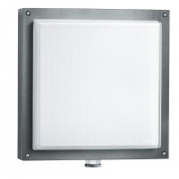 Sensor-switched LED outdoor light L 690 S PMMA, Anthracite, 7m, 8.5W, 3000K, 700lm, IP44, 360° Steinel
