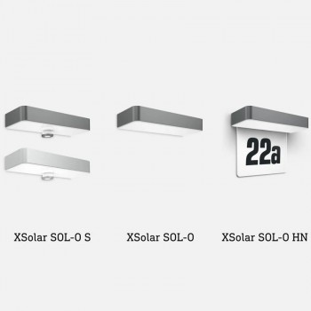 Fasādes gaismeklis LED ar saules paneli un sensoru XSolar SOL-O S, Sudrabs, 12m, 1.5W, 3000K, 140lm, IP44, 360° Steinel