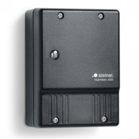 Photoelectric lighting controller NightMatic 3000 Vario, Black, 1000W, 0.5-10 lx, IP54 Steinel