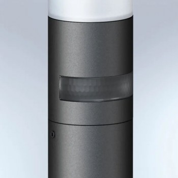 Āra apgaismes stabs LED ar sensoru GL 65 S, Antracīts, 8m, 8.7W, 3000K, 575lm, IP44, 180° Steinel