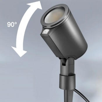 Āra gaismeklis LED ar sensoru Spot Garden SC, Antracīts, 10m, 7.9W, GU10, 3000K, 512lm, IP44, 90° Bluetooth Steinel