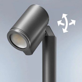Āra apgaismes stabs LED ar sensoru Spot Way SC, Antracīts, 10m, 7.9W, GU10, 3000K, 512lm, IP44, 90° Bluetooth Steinel