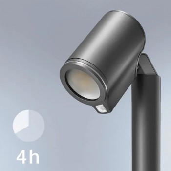 Āra apgaismes stabs LED ar sensoru Spot Way SC, Antracīts, 10m, 7.9W, GU10, 3000K, 512lm, IP44, 90° Bluetooth Steinel