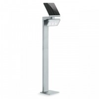 Solar light LED with motion detector XSolar GL-S, Silver, 5m, 1.2W, 3000K, 150lm, IP44, 140° Steinel