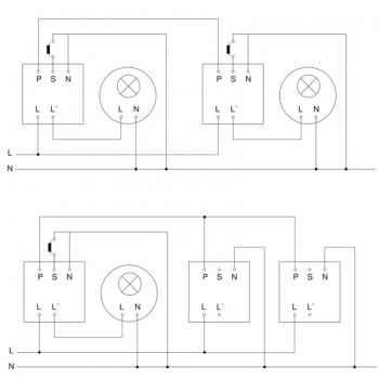 Klātbūtnes sensors Dual HF COM1 AP, v/a, Balta, 20x3m, 2000W, IP20, 360° Steinel
