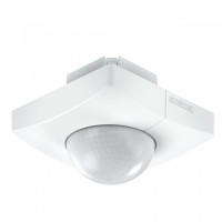 Motion detector IS 345 SQUARE COM1 UP, concealed, White, 23x6m, 2000W, IP20, 360° Steinel