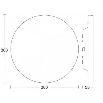 Sensor-switched LED indoor light RS PRO R10 plus SC, White, 10m, 8.5W, 4000K, 1053lm, IP40, 360° Bluetooth Steinel