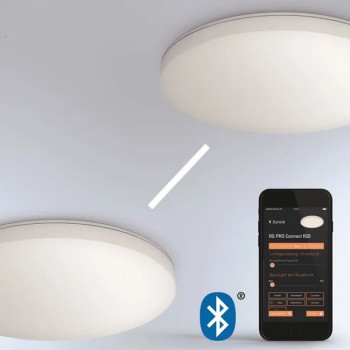 Sensor-switched LED indoor light RS PRO R10 plus SC, White, 10m, 8.5W, 4000K, 1053lm, IP40, 360° Bluetooth Steinel