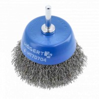 Front brush with a pin 75 mm, stainless steel wire 0.3 mm HOEGERT