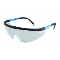 Safety glasses, high quality transparent PC glass, adjustable temples HOEGERT