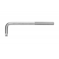 1/2" socket L-shape extension handle wrench, 250 mm long, CrV HOEGERT