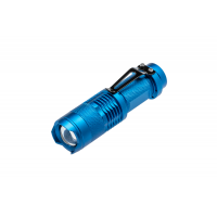 Aluminum pocket flashlight,1*AA/1*14500 3.7v(without battery),5W,250lm,IP20,200m HOEGERT