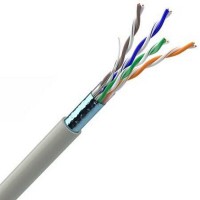 Сетевой интернет кабель 4x2x0.48mm Cat5e F UTP белый PVC 305m