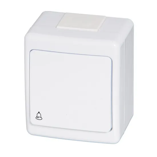 Socket outlet IP44 brown